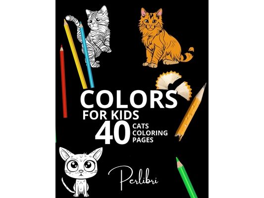 40 Cats Coloring Pages Coloring Book for Children: Fun and Adorable Cat Designs for Young Artists
