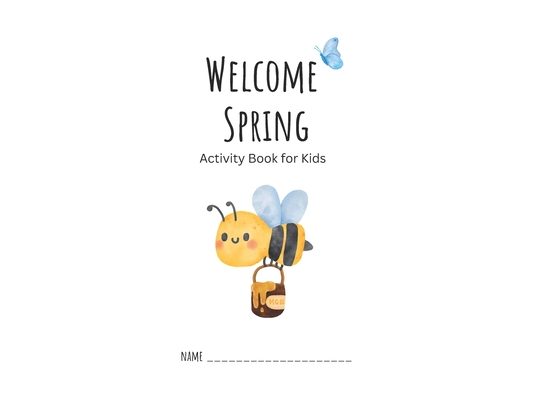Coloring Book for Toddlers 2-4 years: Learn and color cute animals and simple pictures in spring.