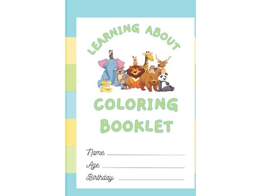 Leraning About Animals: Coloring Booklet