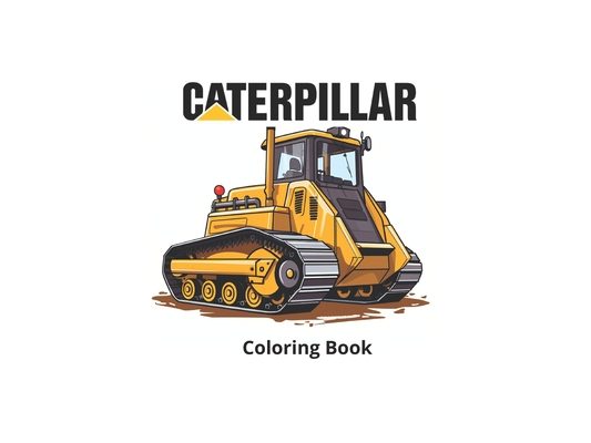 Colorindo Maquinas Caterpillar: Maquinas Caterpillar para colorir - adultos e Crianças