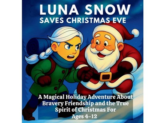 Luna Snow Saves Christmas Eve: A Magical Holiday Adventure About Bravery, Friendship, And The True Spirit Of Christmas For Ages 4-12