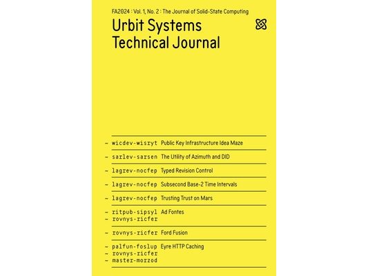 Ustj V1n2: Fa2024