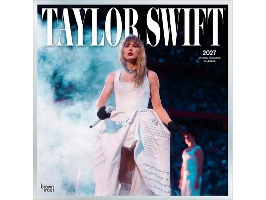 Taylor Swift Official 2027 12 X 24 Inch (Hanging) Monthly Square Wall Calendar Plastic-Free