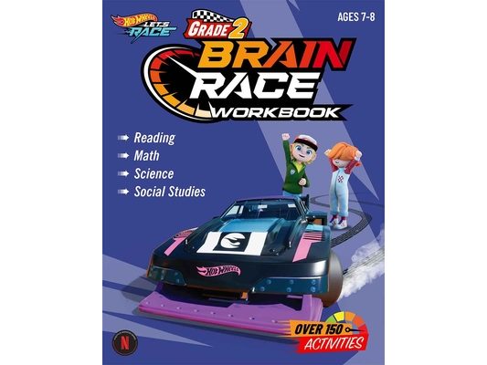 Hot Wheels Brain Race Grade 2 Workbook
