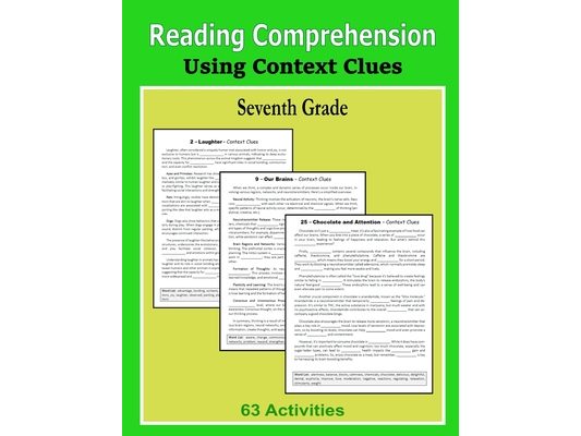 Reading Comprehension - Using Context Clues - Seventh Grade