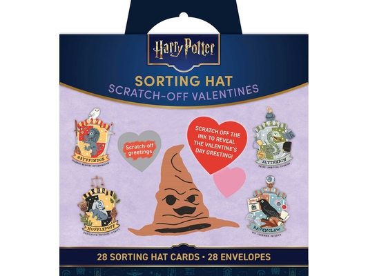 Harry Potter: Sorting Hat Scratch-Off Valentines: School Valentines