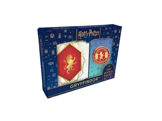 Harry Potter: Gryffindor Tiny Book and Pin Set [With Pens/Pencils]
