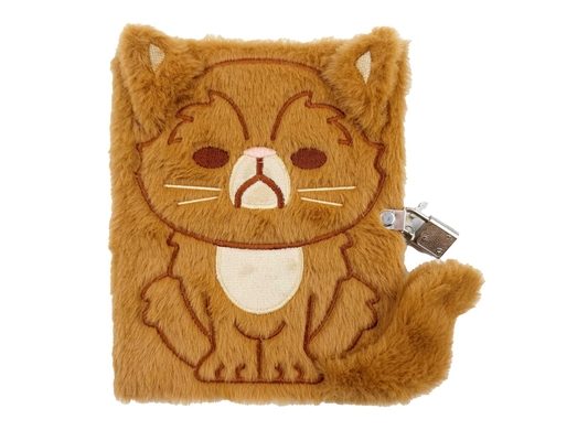 Harry Potter: Crookshanks Plush Lock & Key Diary