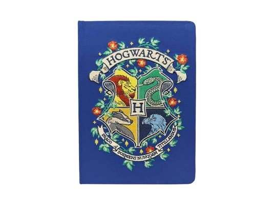 Harry Potter: Hogwarts Crest Embroidered Journal