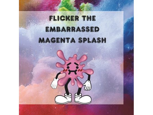 Flicker The Embarrassed Magenta Splash: Flicker's Journey: Overcoming Embarrassment and Finding Courage