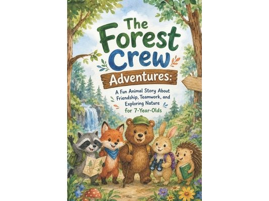 The Forest Crew Adventures: A Fun Animal Story About Friendship, Teamwork, and Exploring Nature for 7-Year-Olds