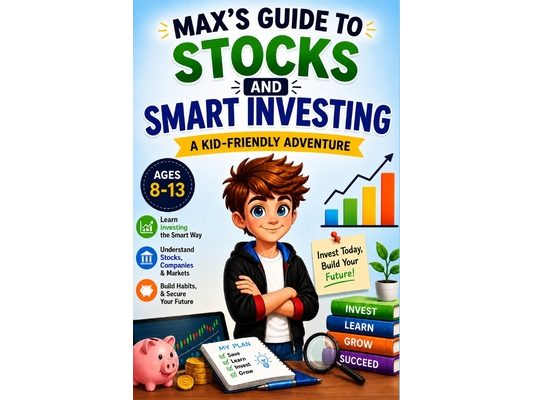 Max's Guide to Stocks and Smart Investing: A Kid-Friendly Adventure into Owning Companies, Growing Money, and Fun Activities to Build Smart Investing