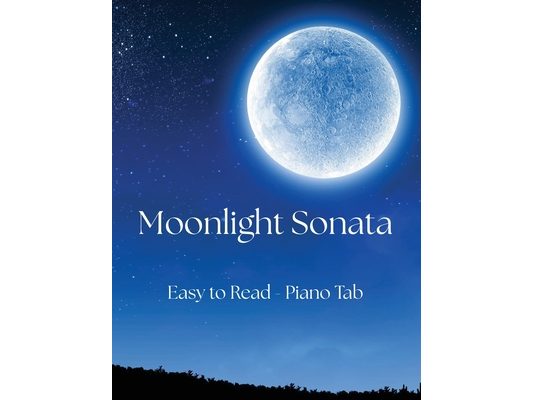 Moonlight Sonata: Easy to Read - Piano Tab
