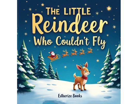 The Little Reindeer Who Couldn't Fly: A Heartwarming Christmas Story About Courage, Teamwork, and Believing in Yourself. 36 pages picture story book f