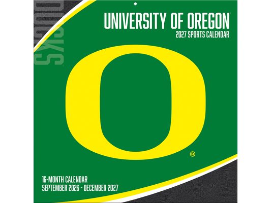 Oregon Ducks 2027 Team Wall Calendar