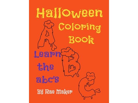 Halloween Coloring Book Learn the Abc's