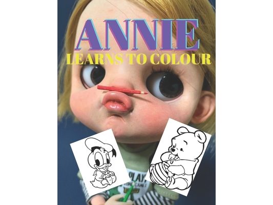 Annie learns to colour