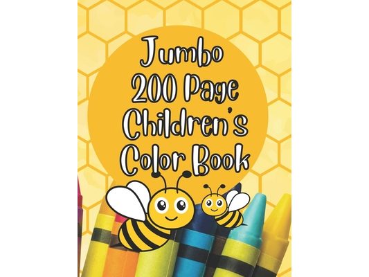 JUMBO 200 Page Coloring Book for Children