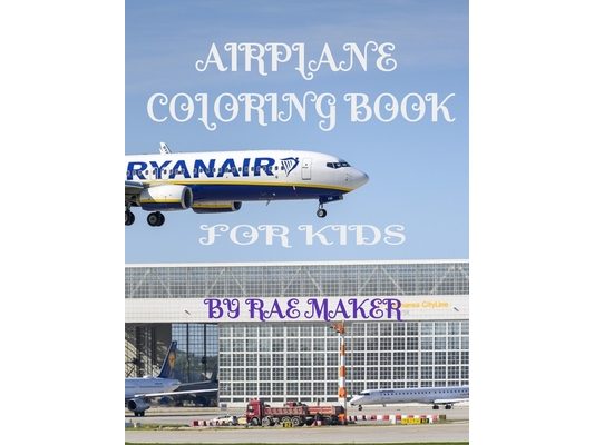 Airplane Coloring Book for Kids