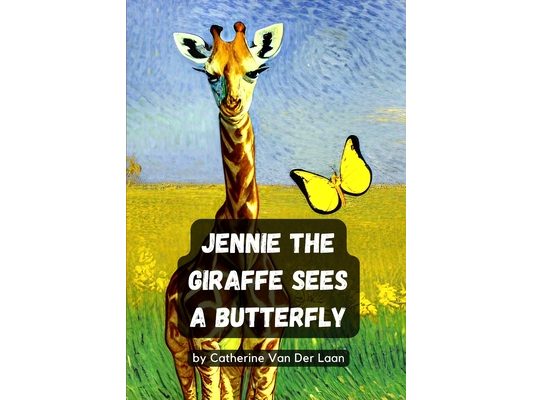 Jennie the Giraffe Sees a Butterfly