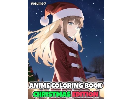 AniColor: Anime Coloring Book - Christmas Edition (Vol. 7)