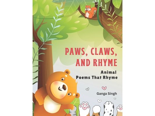 Paws, Claws, and Rhyme: Animal Poems that Rhyme, Animal Poetry Book for Kids aged 6-9