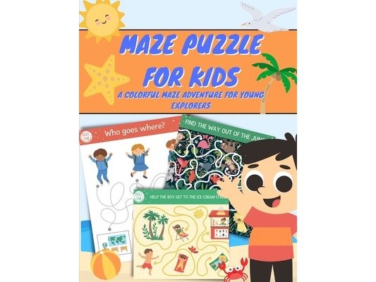 Maze Puzzle for Kids: A Colorful Maze Adventure for Young Explorers