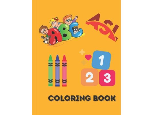 ASL Activity Coloring Book