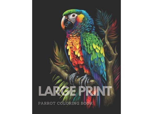 20 Pages Parrot Coloring Book