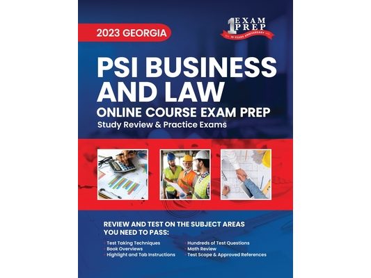 2023 Georgia PSI Business and Law Exam Prep: 2023 Study Review & Practice Exams