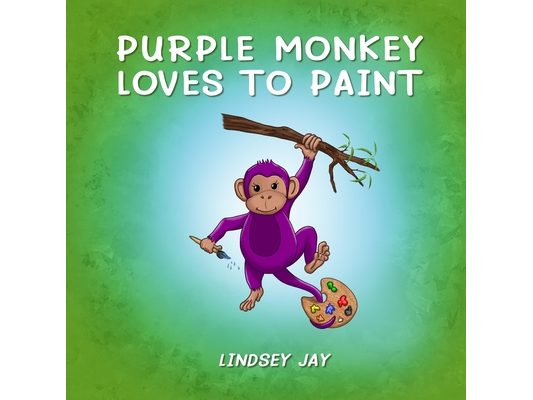 Purple Monkey Loves To Paint