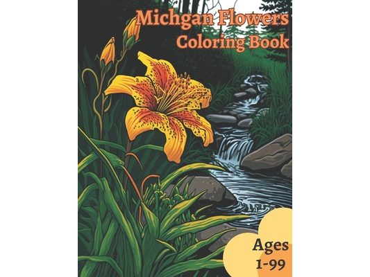 Michigan Flowers Coloring Book