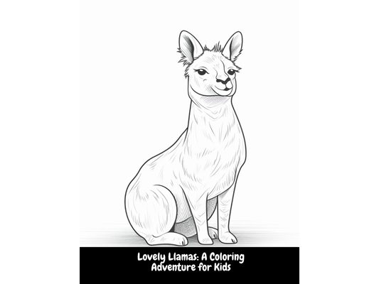 Lovely Llamas: A Coloring Adventure for Kids