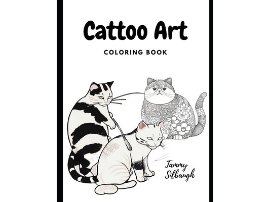 Cattoo Art Coloring Book: "Kawaii Fat Cat"
