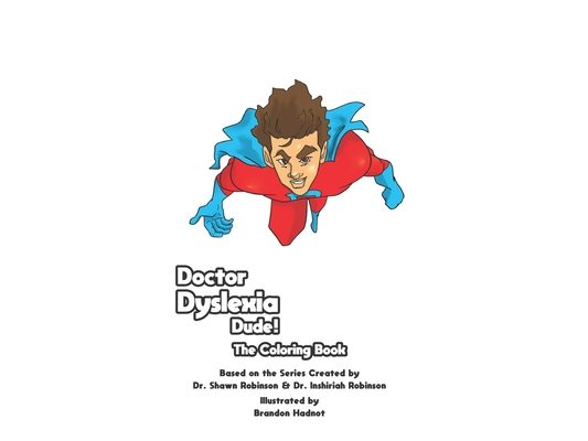 Doctor Dyslexia Dude coloring book