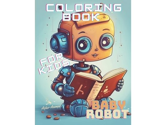 Coloring book for children "Baby Robot"
