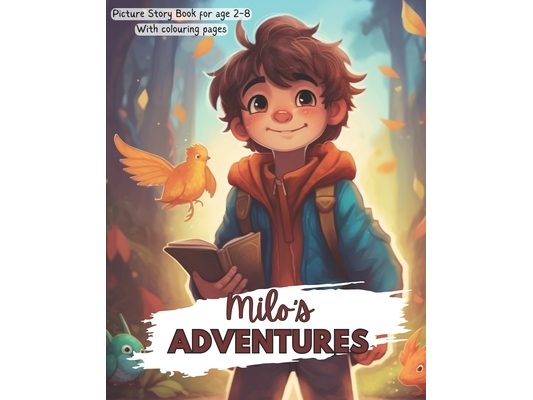 Milo's Adventures - with self- colouring pages (Road Trip activities, Bedtime story, interactive)