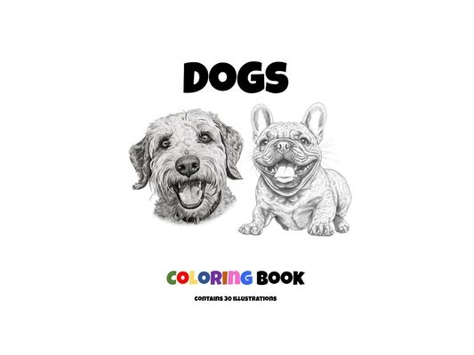 Dogs Coloring Book