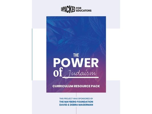 The Power of Judaism Curriculum Resource Pack
