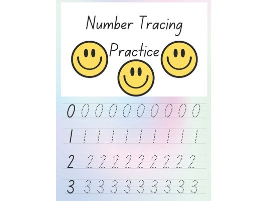 Number Tracing Practice