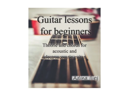 Guitar lessons for beginners: Theorie and chords for acoustic and electroacoustic guitars