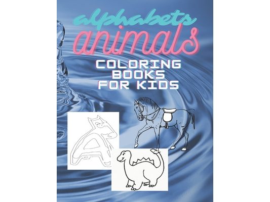 alphabets animals coloring books for kids