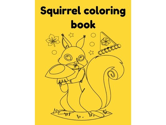 Squirrel coloring book