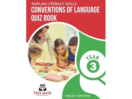 NAPLAN LITERACY SKILLS Conventions of Language Quiz Book Year 3
