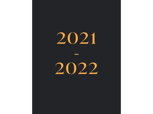 2021-2021 Diary: Week To View Academic Year Weekly and Monthly Planner From July 2021 to June 2022.