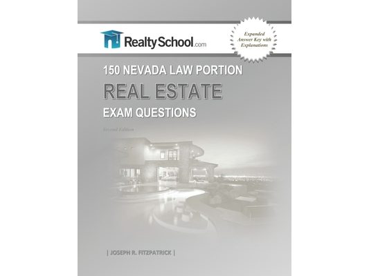 150 Nevada Law Real Estate Exam Questions