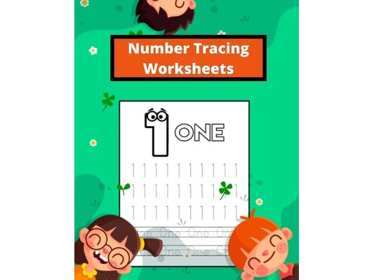 Number Tracing Worksheets: Number Tracing Book for Preschoolers and Kids Ages 3-5, Number Writing Practice Book, Number Tracing Book