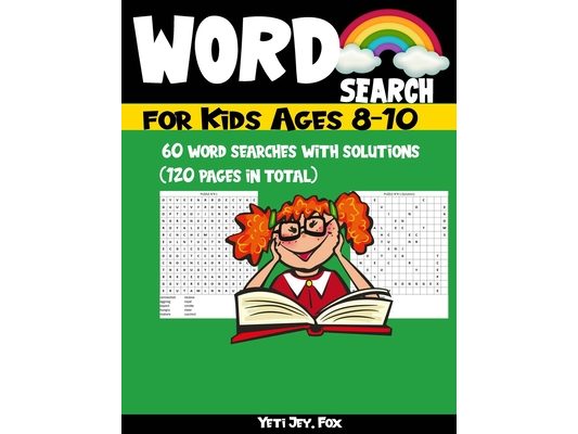 word search for Kids Ages 8-10 (60 word searches with solutions) (120 pages in total): Activity book 14 x 14 grid perfect for adults and children size