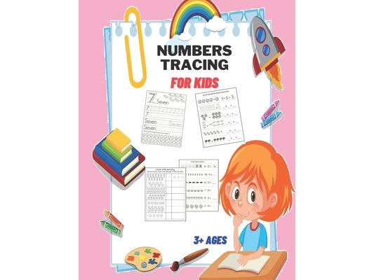 Numbers Tracing for Kids 3+ Ages: Numbers Tracing Activities for Preschoolers, Kids and Kindergarten,80 pages,8.5X11 Inches.