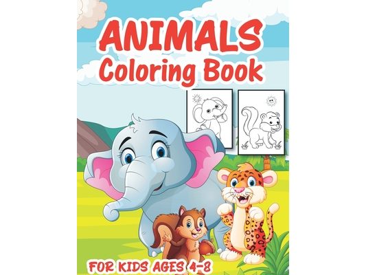 Animals Coloring Book For Kids: Cute Unique Animal Coloring Book for Kids and Toddlers a Perfect Gift for Christmas and New Year